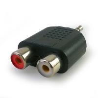 2 Rca Dişi-3,5 Mm St ERKek Çevirici Jak JKF-078