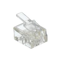 6P4C Telefon Plug Rj-11 (2 Li Telefon Jakı ) JKF-128