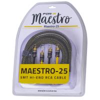 FOR-X 2Rca Erkek 2Rca Erkek 5 Mt Kablo MAESTRO-25