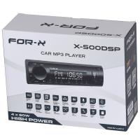 FOR-X Bluetooth ve USB Girişli Dsp İşlemcili 3 Amfi Çıkışlı Radyo Oto Teyp X-500 DSP