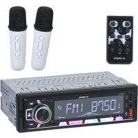 FOR-X Usb+Sd+Fm Bt Karaokeli Oto Teyp X-100 MIC