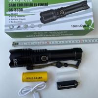 GOLD SİLVER  GS3300 ŞARJLI EL FENERİ