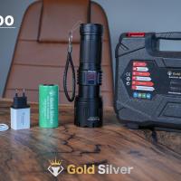 GOLDSİLVER  GS14400 PROFESYONEL ŞARJLI EL FENERİ  80W 8000 LÜMEN