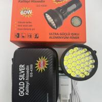 GOLDSİLVER GS4300 6OW ŞARJLI EL FENERİ