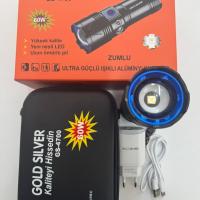 GOLDSİLVER GS4700 60W ZUMLU ŞARJLI EL FENERİ