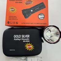 GOLDSİLVER GS5000 80W  ŞARJLI EL FENERİ