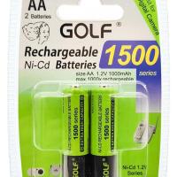 GOLF 1500 SERİES 1100 MAH AA ŞARJLI KALEM PİL 2 Lİ