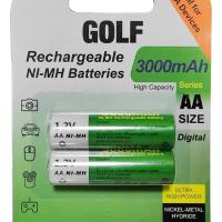 GOLF 3000 MAH AA ŞARJLI KALEM PİL 2Lİ