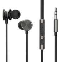 JOYROOM JR-EW03 IN-EAR METAL WIRED EARBUDS-DARK GRAY