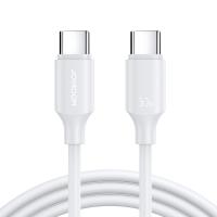 JOYROOM S-CC060A9 60W TYPE C-TYPE C 0.25M-WHITE