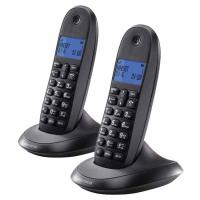 MOTOROLA C1002CB 2Lİ TELSİZ TELEFON SET SİYAH
