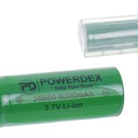 POWERDEX 6000 Mah 3,7V 26650 Li-ion Pil PD-26650-6000