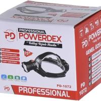 Powerdex PD-1072 15Watt 1000 Lümen Profesyonel Şarjlı Kafa Feneri