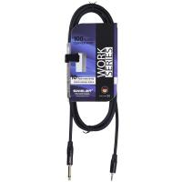 S.WIELER 6.3 mm Mono-3.5 mm Stereo Kablo Uzunluğu: 3 Metre SMS-3M