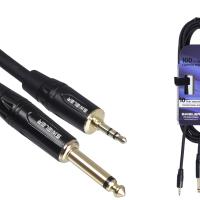 S.WIELER 6.3 mm Mono-3.5 mm Stereo Kablo Uzunluğu: 5 Metre SMS-5M