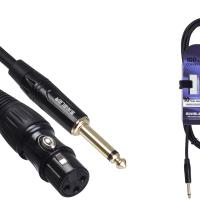 S.WIELER 6.3 mm Mono - Xlr Dişi Kablo Uzunluğu: 3 Metre SMX-3M