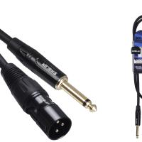 S.WIELER Xlr Erkek - 6.3 mm Mono Kablo Uzunluğu: 1 Metre SXM-1M