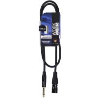 S.WIELER Xlr Erkek - 6.3 mm Mono Kablo Uzunluğu: 1 Metre SXM-1M