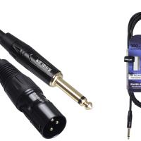 S.WIELER Xlr Erkek - 6.3 mm Mono Kablo Uzunluğu: 3 Metre SXM-3M