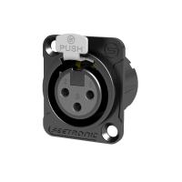 SEETRONIC XLR 3 Pin Şase Tip Canon Dişi Jak MK3F2C-B