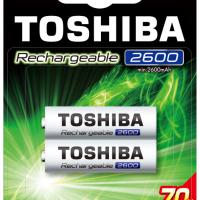 TOSHIBA 2600 MAH ŞARJLI KALEM PİL 2Lİ