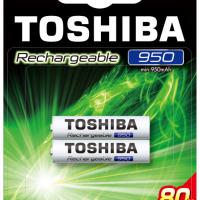 TOSHIBA 950 MAH ŞARJLI İNCE PİL 2Lİ