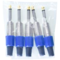 TUNEX Blue 6,3 Mm ERKek Mono Metal Jak  TNX-4815-E BL