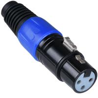 TUNEX Blue Metal Xlr Canon Dişi Jak TNX-4814 BL