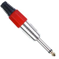TUNEX Red 6,3 Mm ERKek Mono Metal Jak  TNX-4815 RD