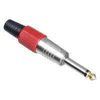 TUNEX Red 6,3 Mm ERKek Mono Metal Jak  TNX-4815-E RD
