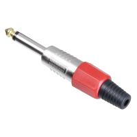 TUNEX Red 6,3 Mm ERKek Mono Metal Jak  TNX-4815-E RD