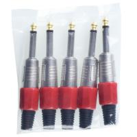 TUNEX Red 6,3 Mm ERKek Mono Metal Jak  TNX-4815-E RD