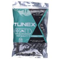 TUNEX Rg-6 20 Mm Contalı F Konnektör (100 Lü) TNX-60300