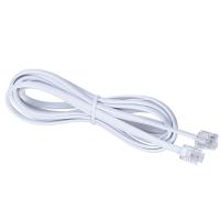 TUNEX Telefon Köken Kablo Jaklı 2 Mt Beyaz TNX-4812 WH