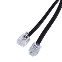 TUNEX Telefon Köken Kablo Jaklı 2 Mt Siyah  TNX-4812 BK