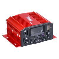 TWOGO Radyo Bluetooth ve USB Girişli Alarmlı Motor Amfisi GO-1000