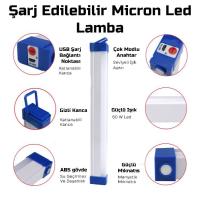 UNISON 60W Şarjlı Işıldak T-550