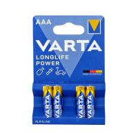 VARTA AAA LONGLIFE POWER ALKALİN İNCE PİL 4 LÜ